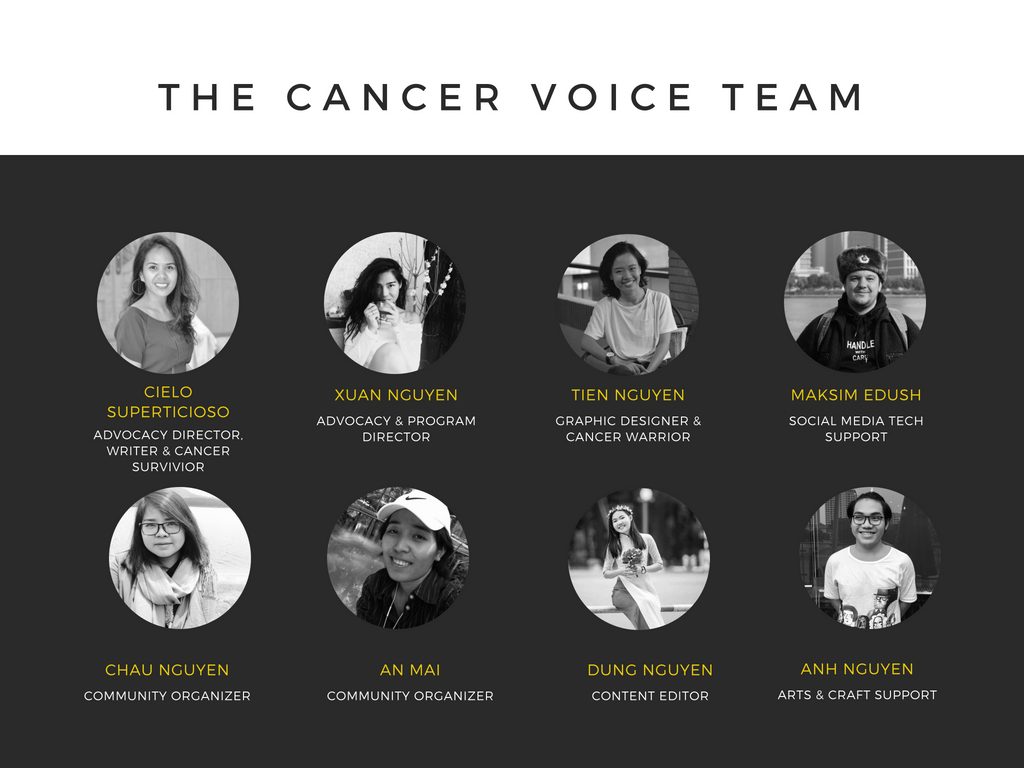 The Cancer Voice Vietnam Team | https://www.facebook.com/noi.cung.con/