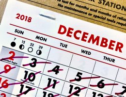 alt="Free Advice: Stop Counting Days, Enjoy Each Day Instead. Photo by Adam Tinworth on Unsplash."